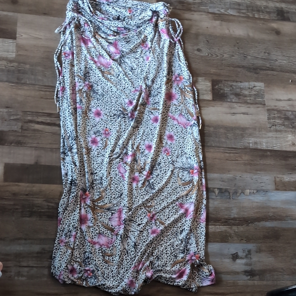 White House Black Market Animal Print Dress
